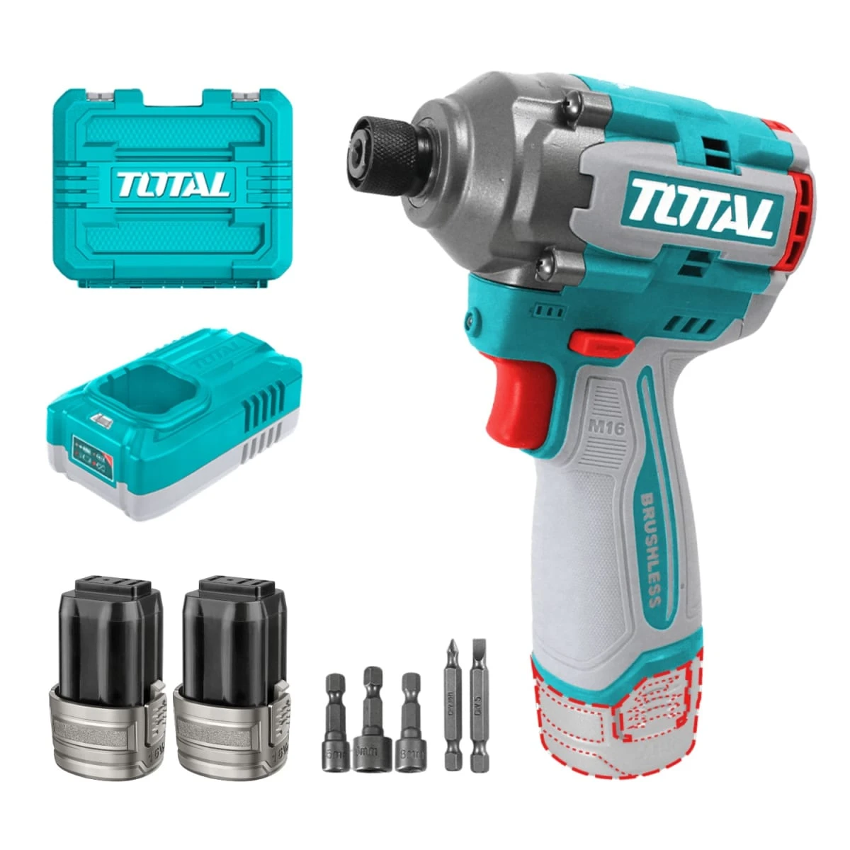 TIRLI16178 Atornillador de impacto 170nm 16v total 2