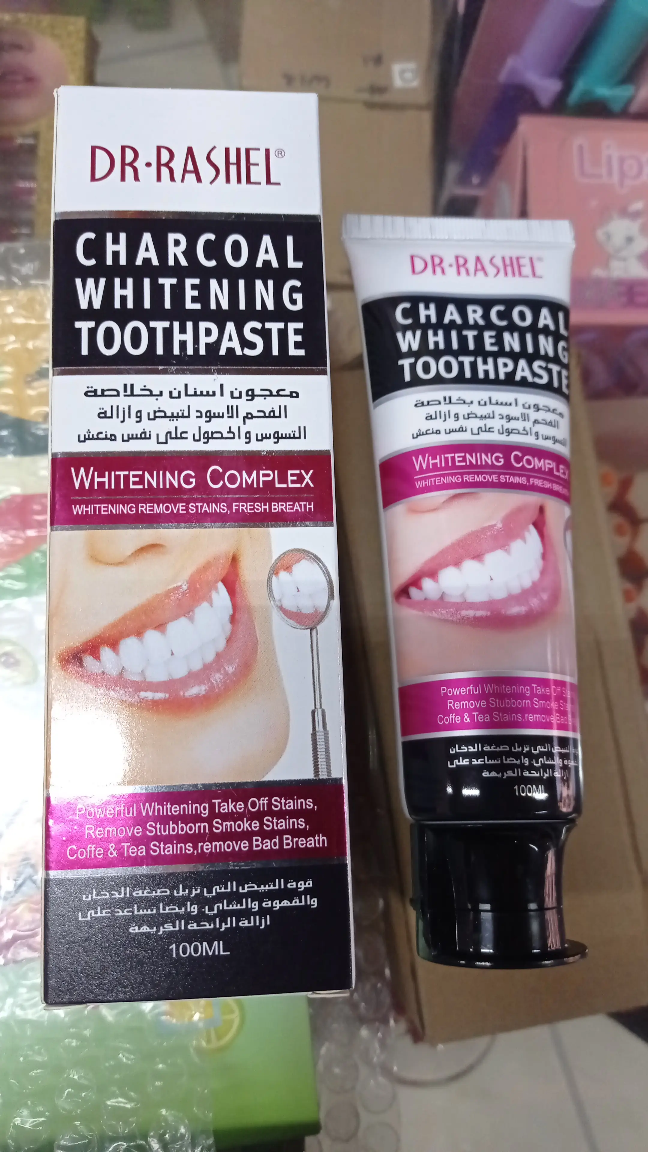 Crema dental blanqueadora 