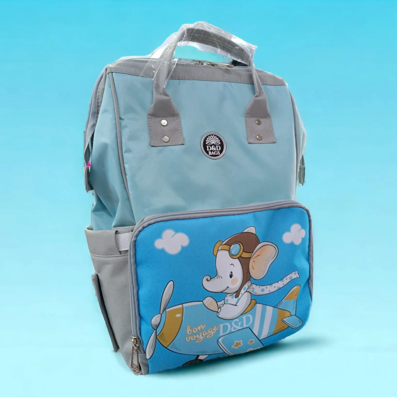 Pañalera morral elefante 