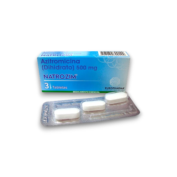 NATROZIN 500 MG X 3 TBL AZITROMICINA