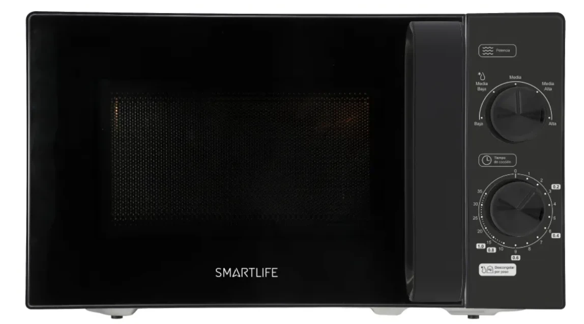 MICROONDAS SMARTLIFE NEGRO 20LTS MECANICO  2