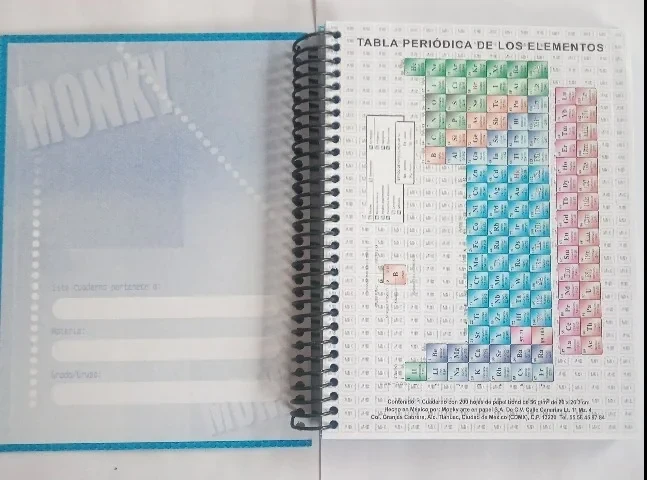 Cuaderno profesional blanco monkie 200 h 3
