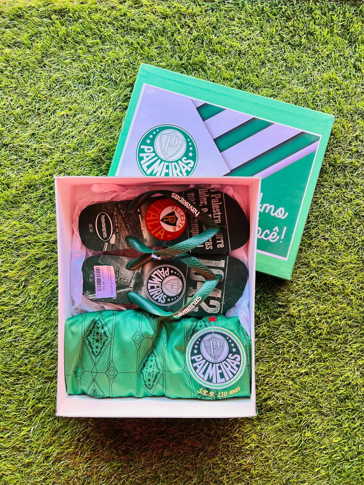 KIT CAMISA + CHINELO PALMEIRAS