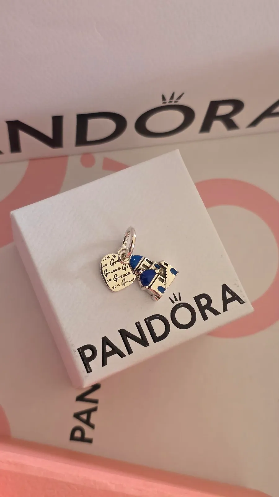 Pandora Greece Greek Santorini Cyclades Island Limited Dangle charm