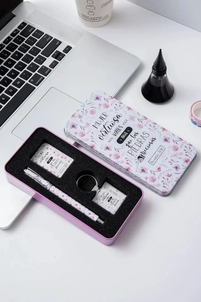 Set estuche lapicero Mujer virtuosa 2