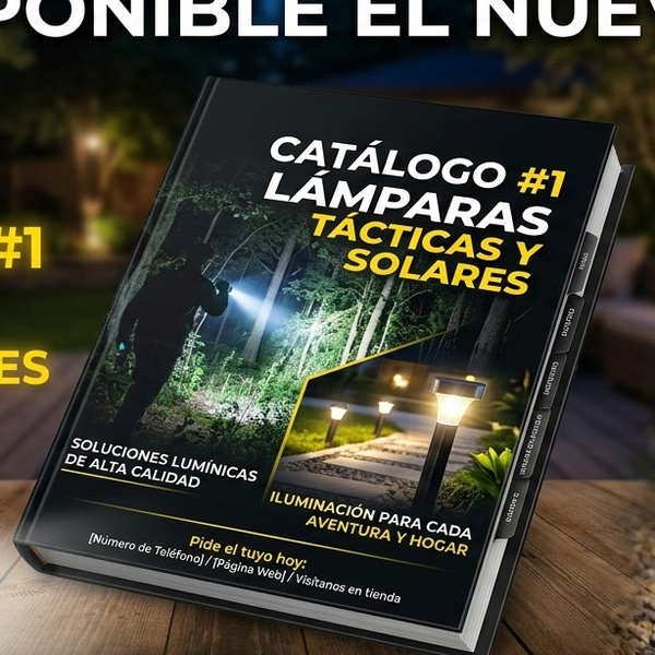 68- Combo de Lamparas tacticas y solareS