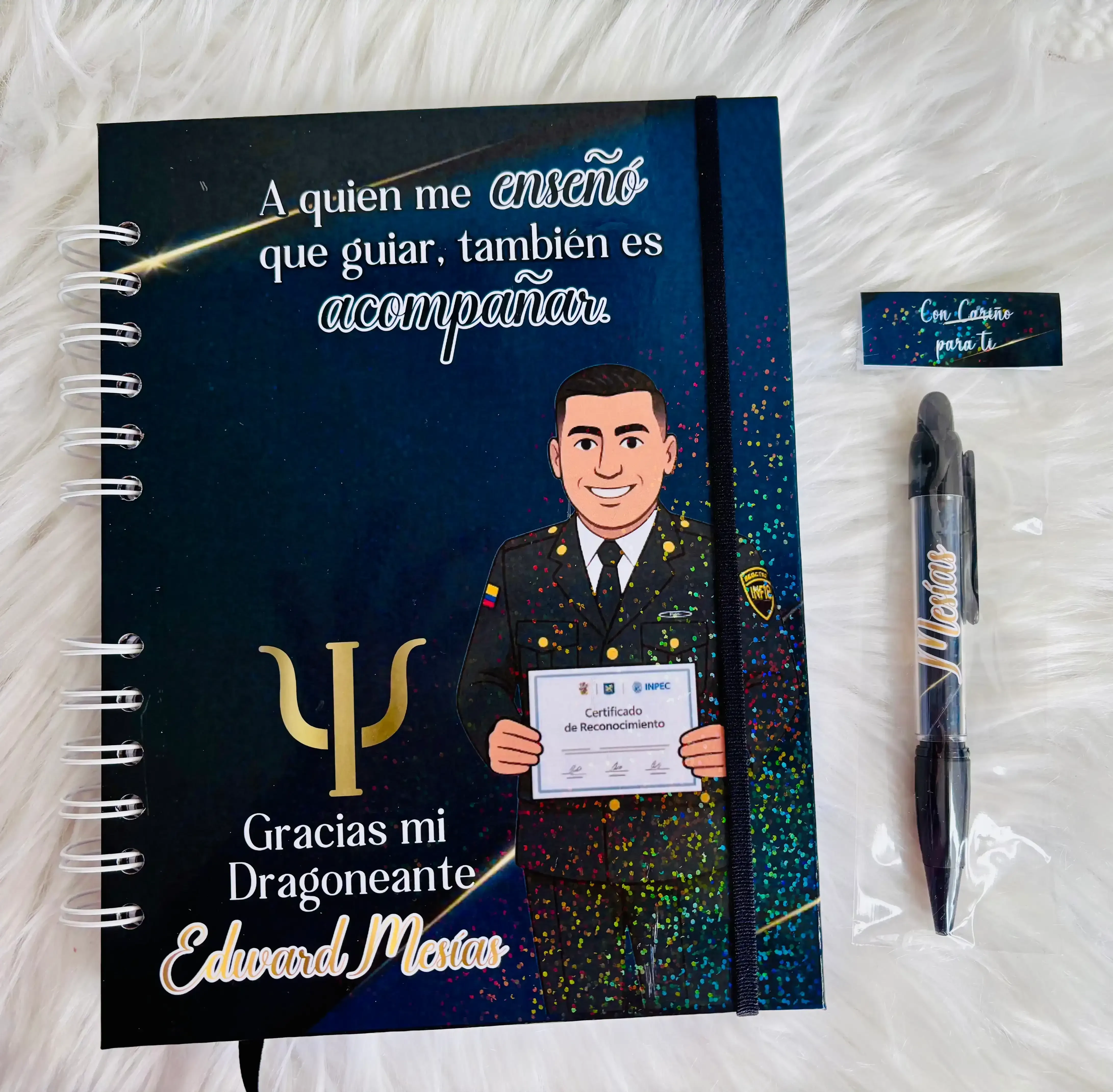 Agenda mediana y lapicero  3