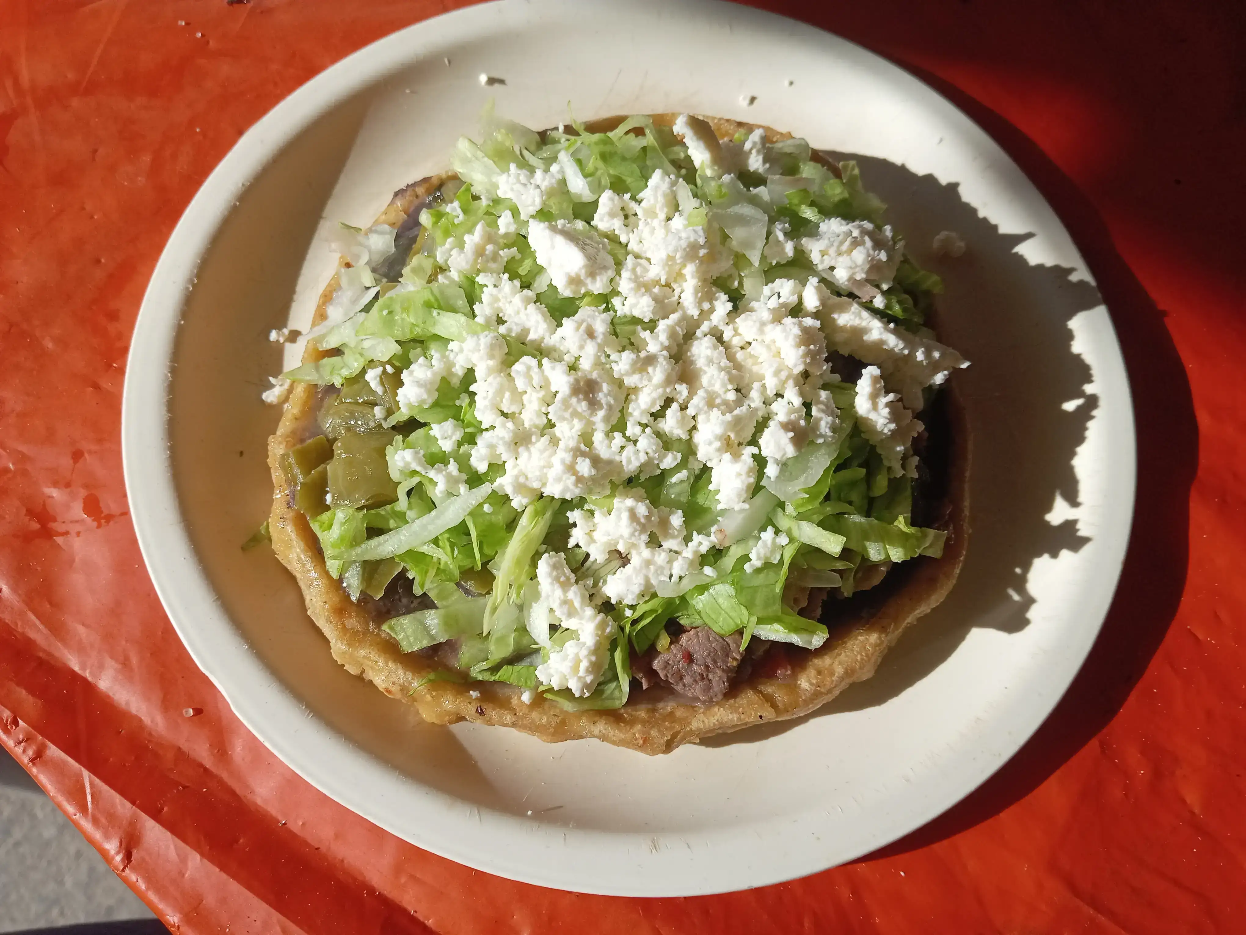 Migada de salsa de chorizo 