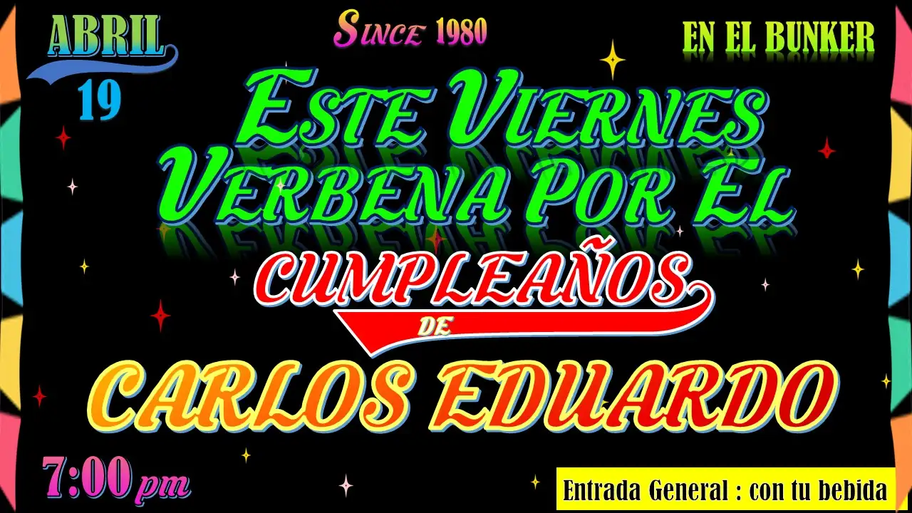 Invitación cumpleaños Chicha