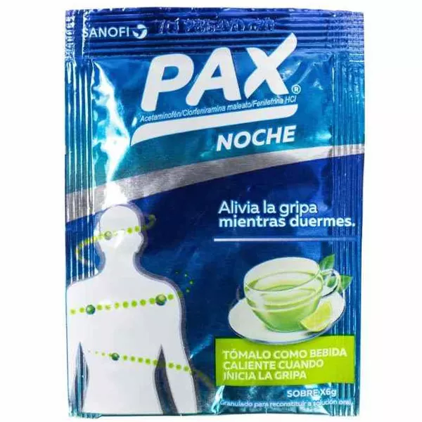 Pax Noche y Dia bebida caliente sobre x1