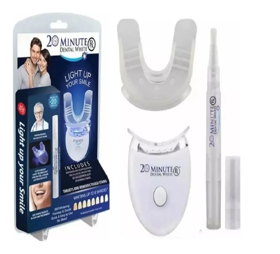 Kit Blanqueamiento Dental Con Luz LED  2