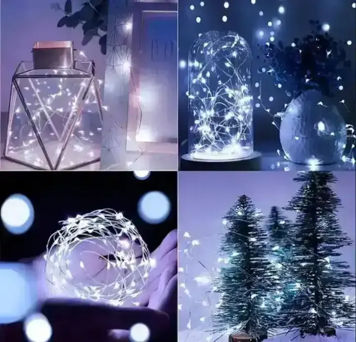 Guirnalda microled alambre deco 10 luces 1m  3
