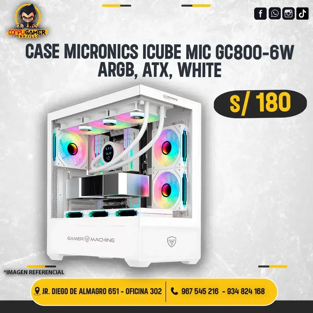 CASE MICRONICS ICUBE MIC GC800W WHITE