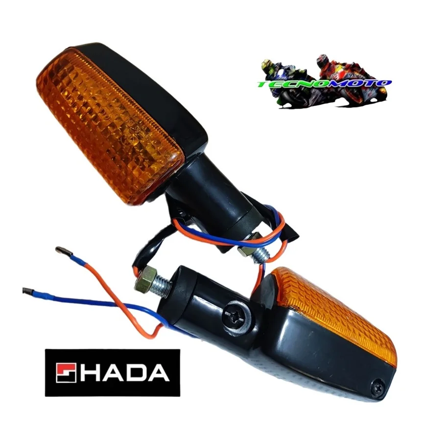 FAROL GIRO HONDA 125 TITAN 2000 JUEGO C/SOP. [HADA] - 8484