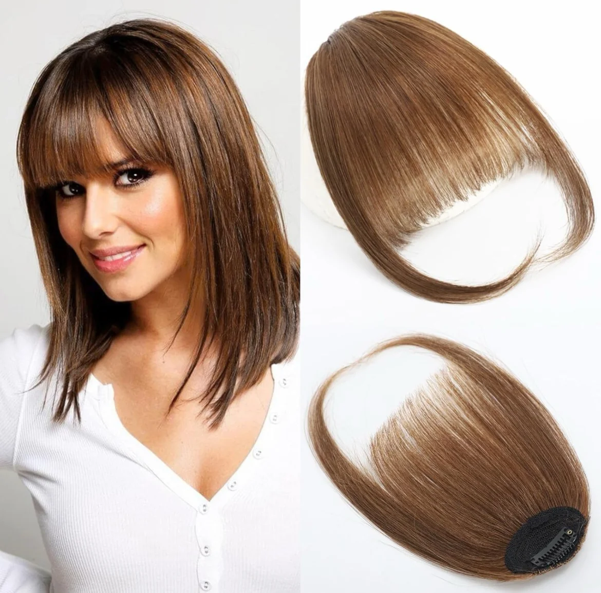 Flequillo de cabello humano #6 