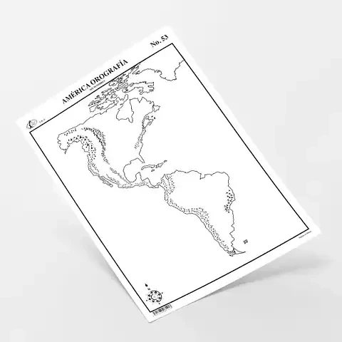 Mapa tamaño carta blanco y negro 2