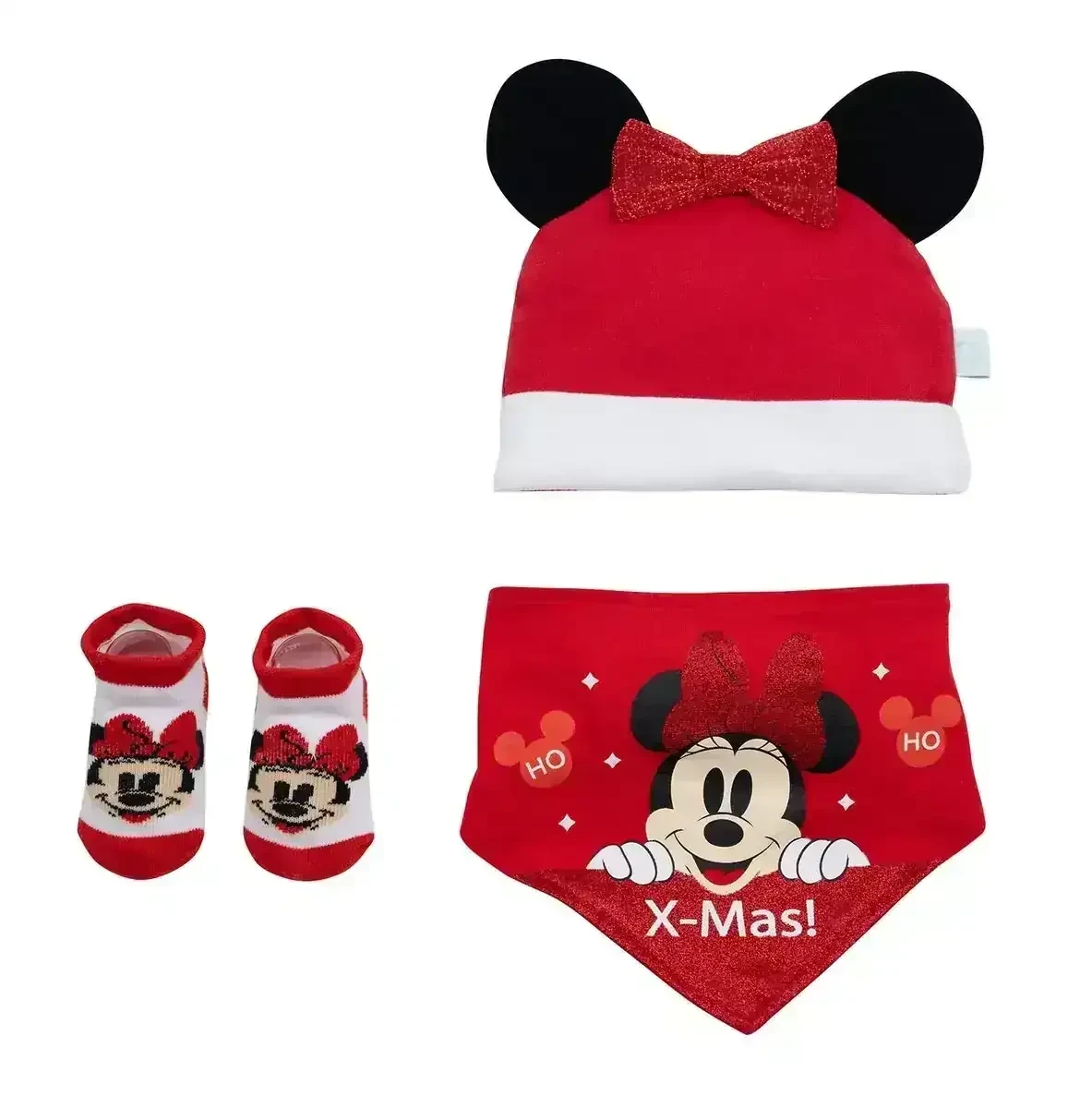 Set 3 piezas Navidad Minnie y Mickey 3