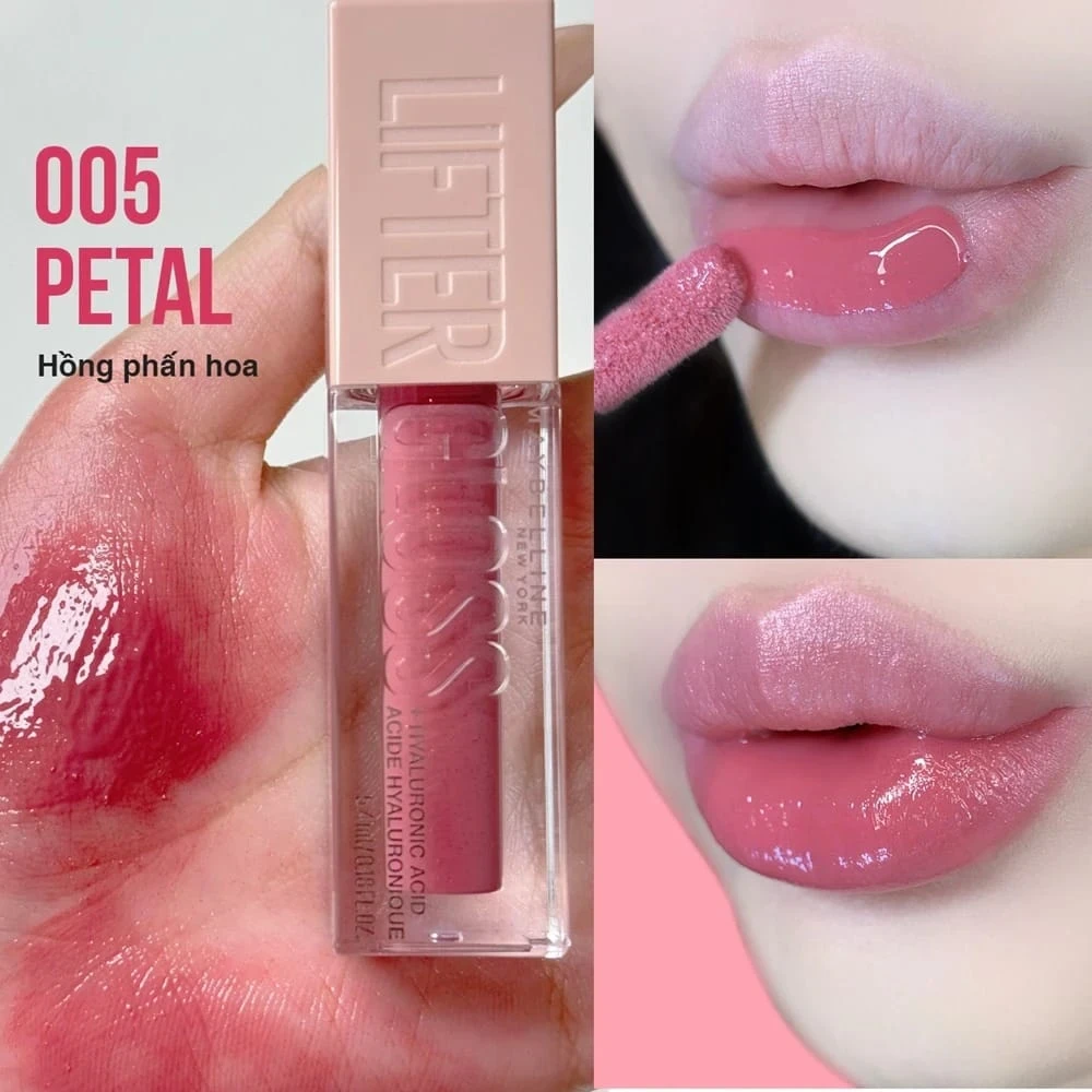maybelline lip gloss liftter tono 005 petal+.jfif