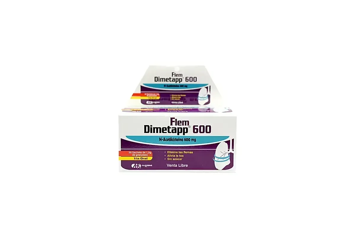 FLEM DIMETAPP 600 MG X 30 SOBRES