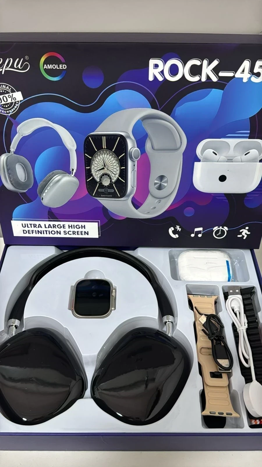 SMARTWATCH CON AURICULARES ROCK-450 