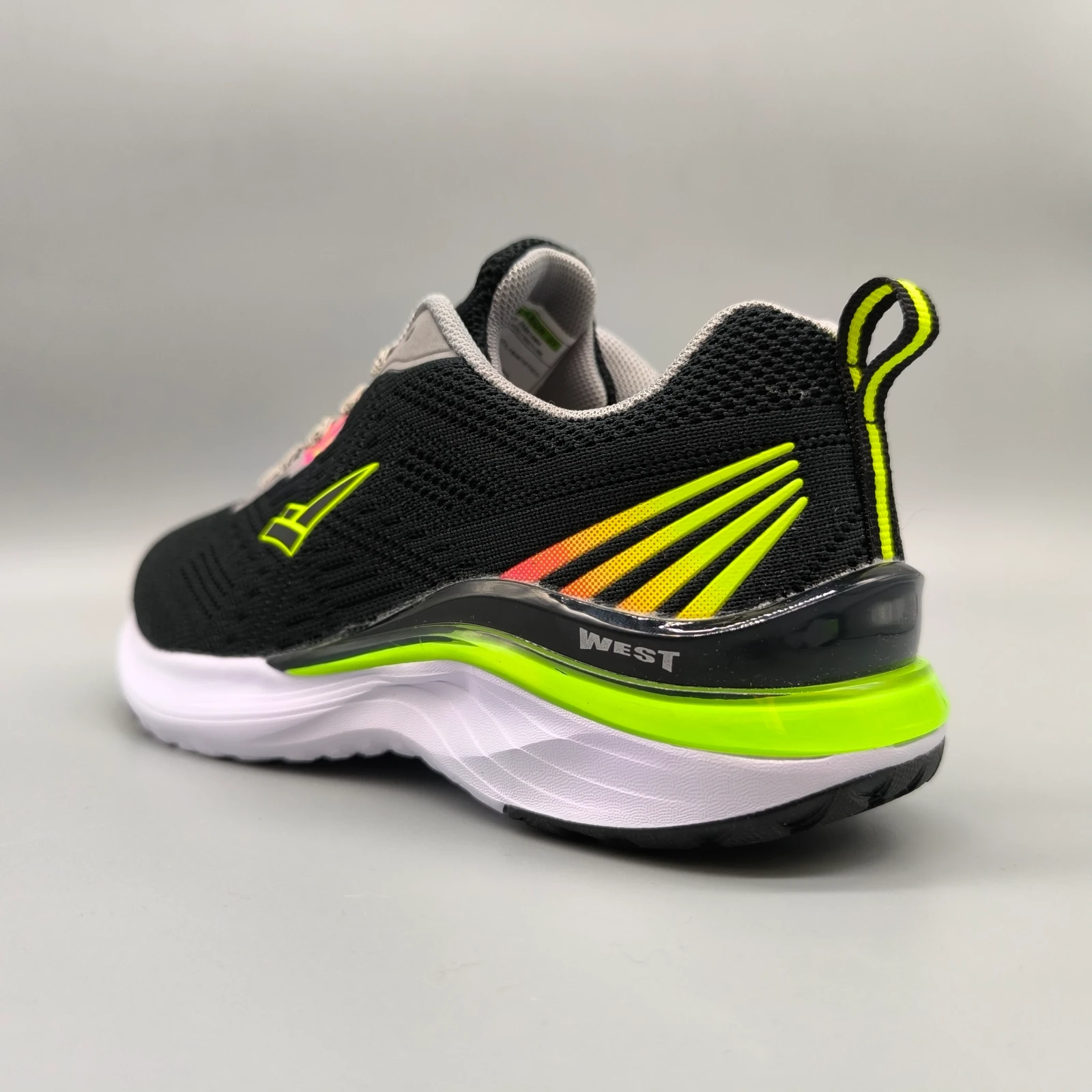 WEST DE DAMA BLACK/ LT GRAY/ LIME  5
