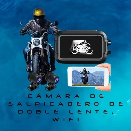 Cámara de salpicadero y delantera wifi visión 150°