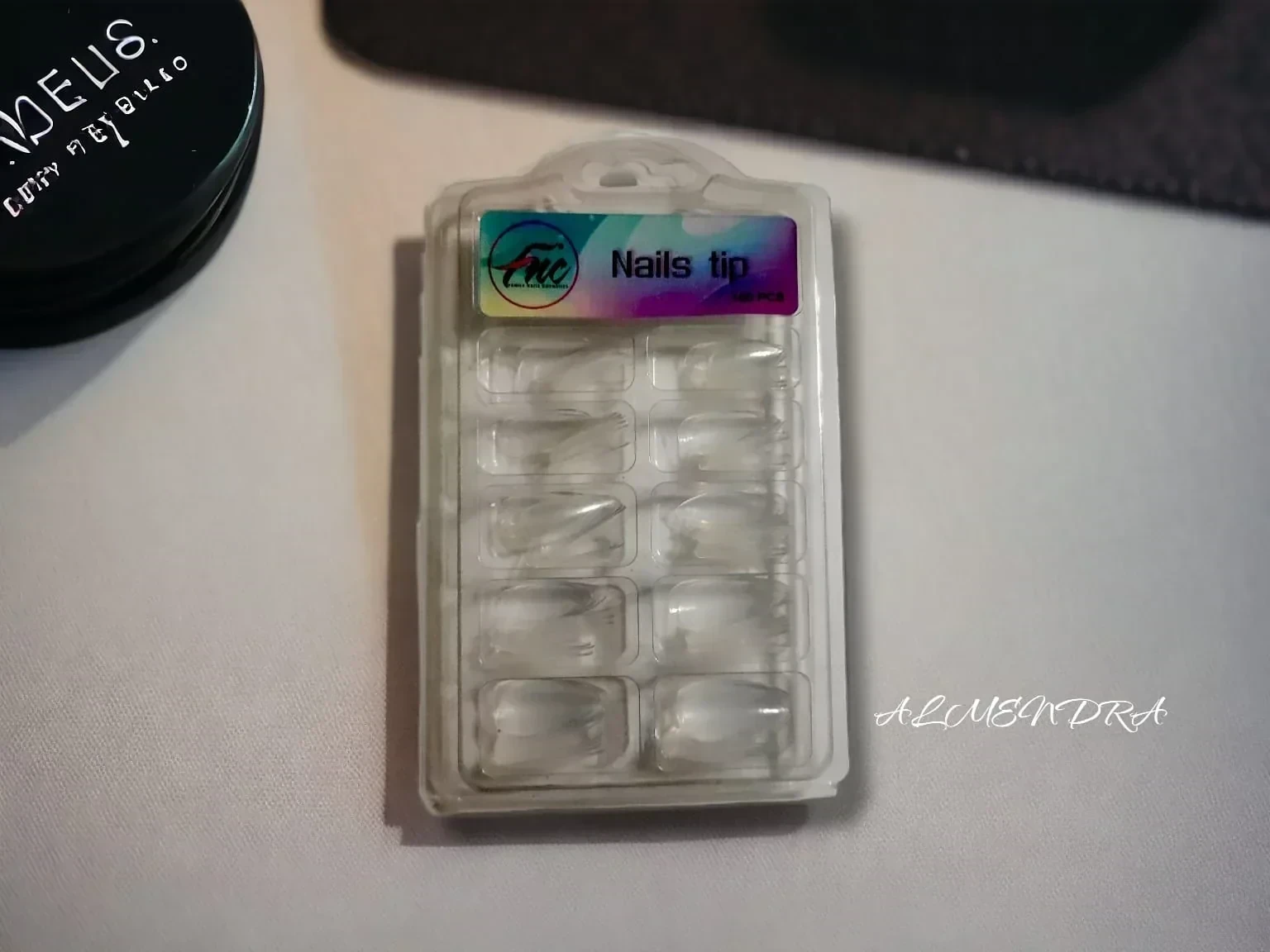 fnc caja uña nails tip almendra