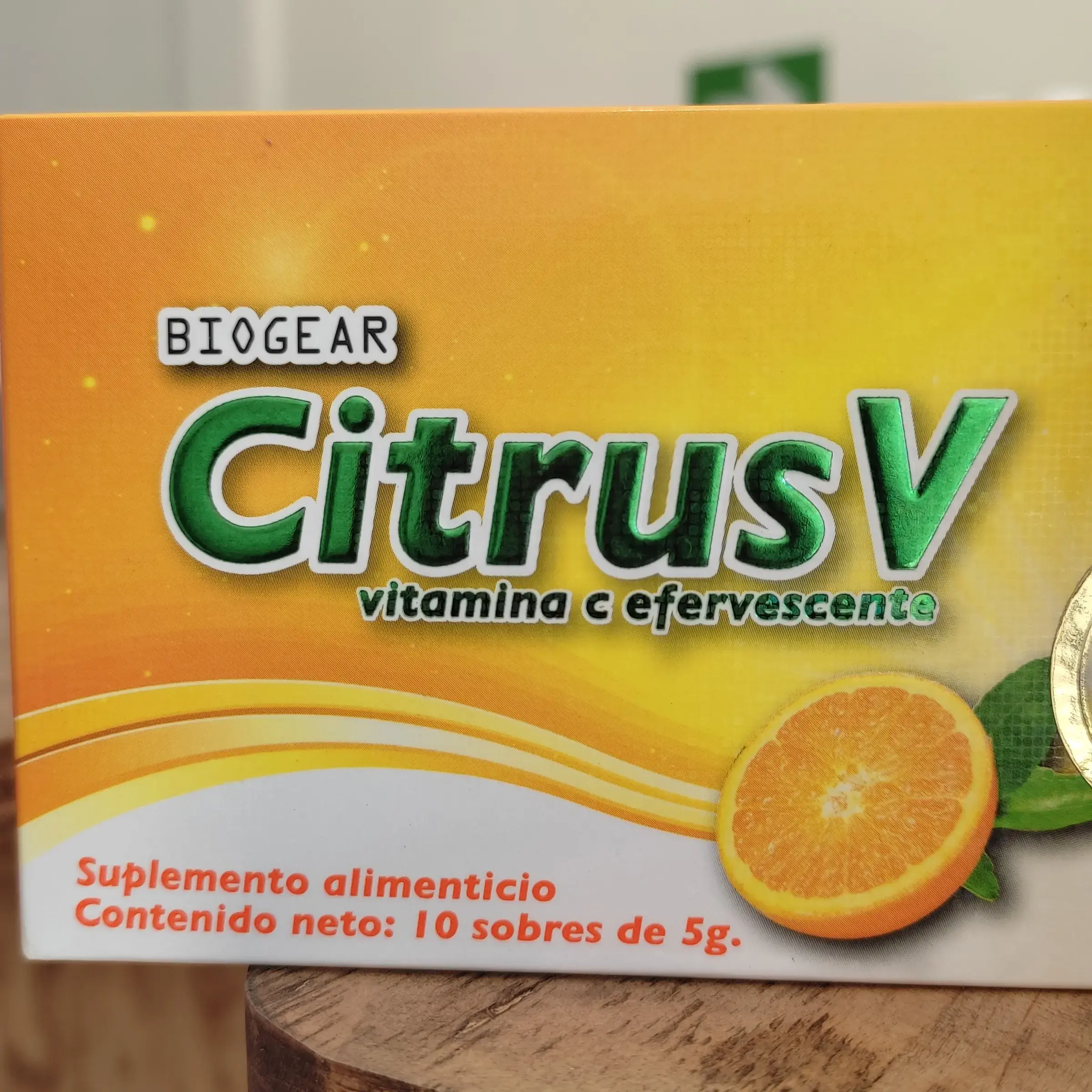 Citrus V vitamina C efervescente