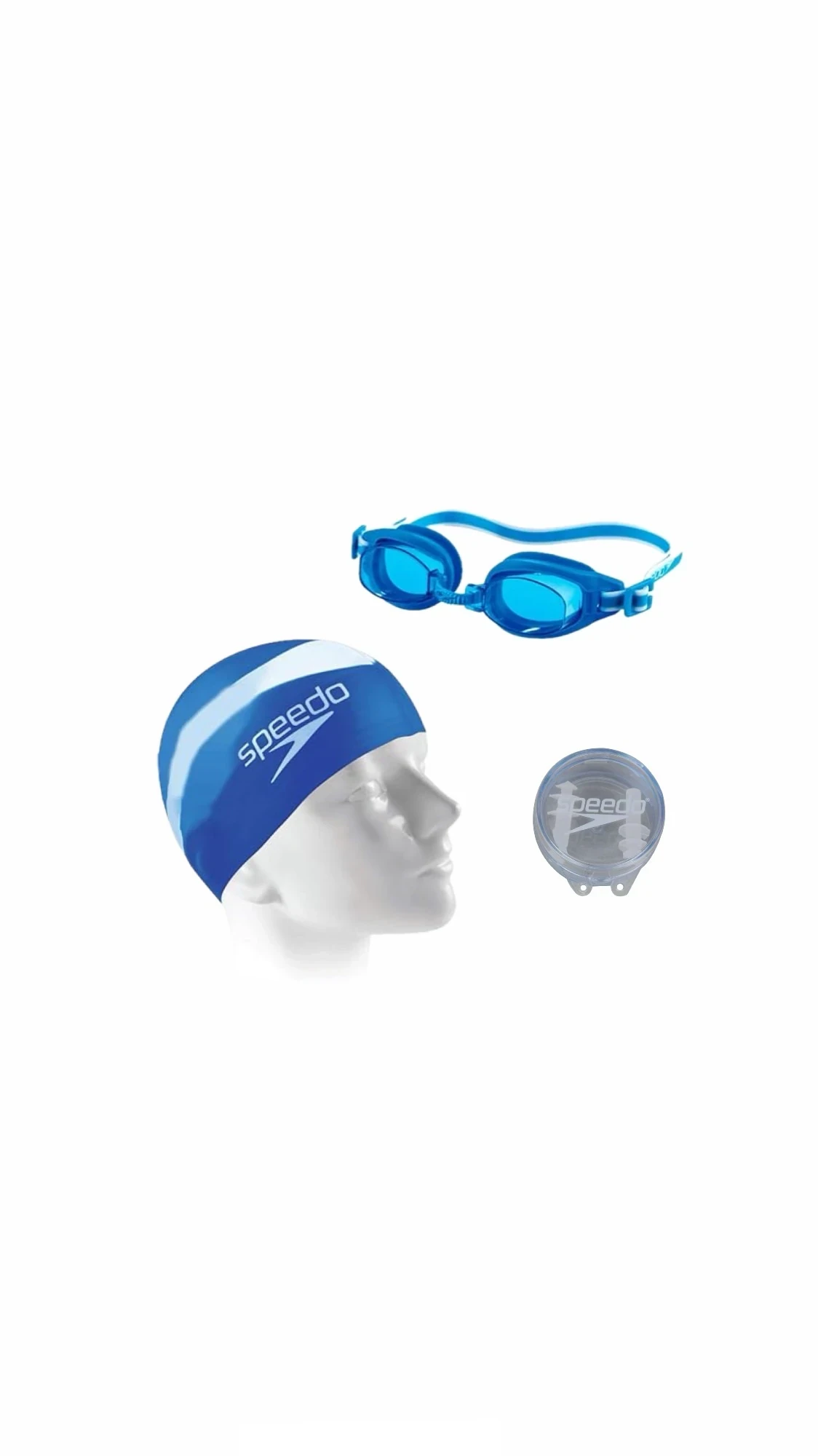 KIT NATAÇÃO SPEEDO ADULTO SWIN 