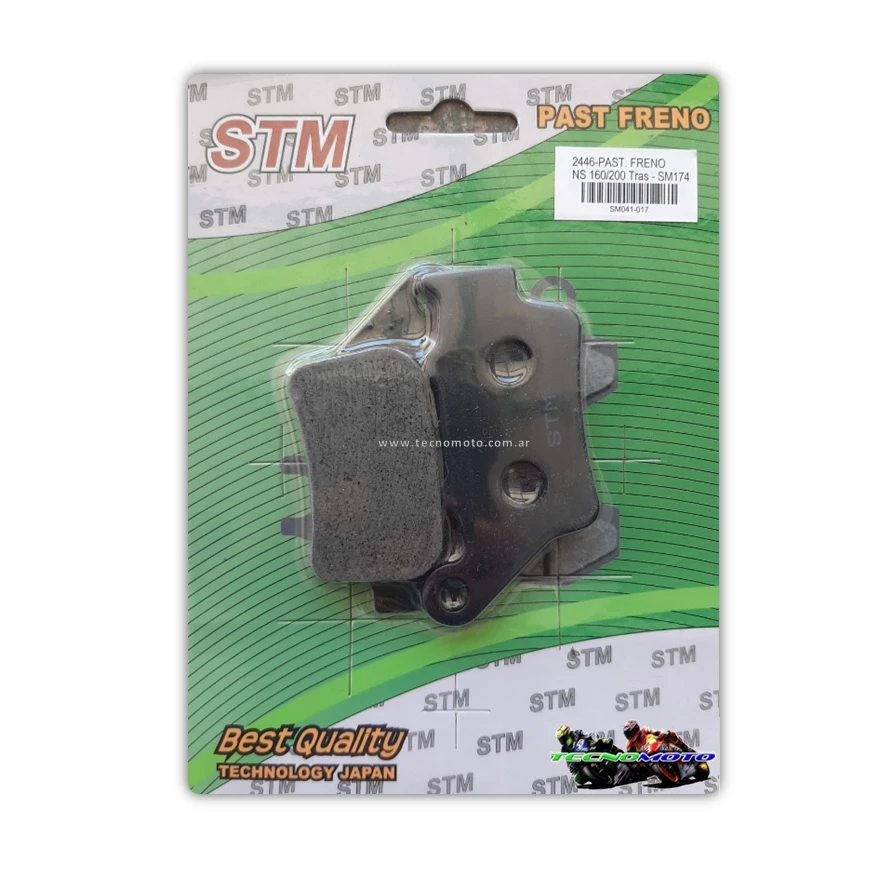 PASTILLA FRENO A174  BAJAJ NS 160/200 TRAS -49417