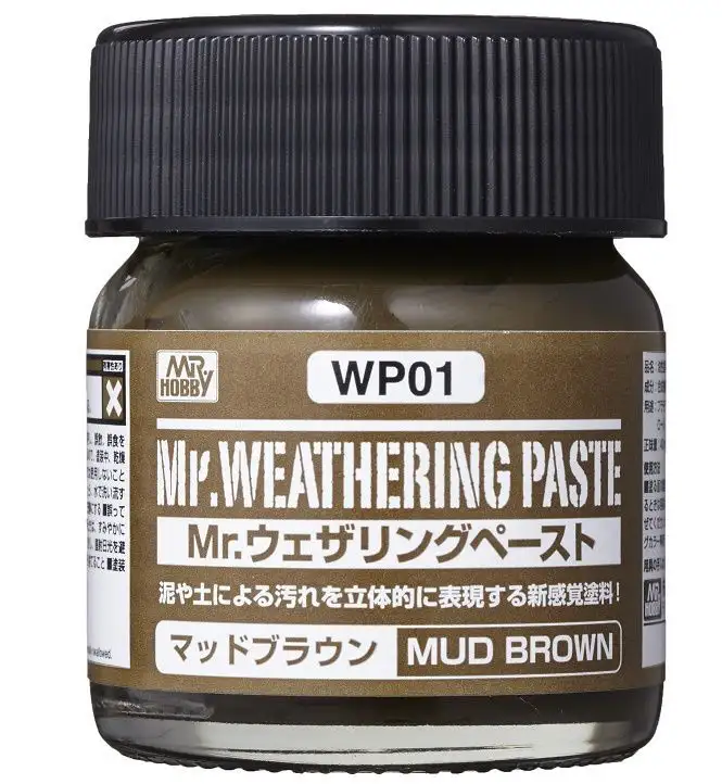 Mr. Hobby Weathering Paste Mud Brown