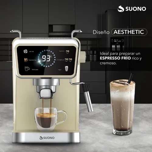 CAFETERA ESPRESSO DIGITAL SUONO CREMA 4