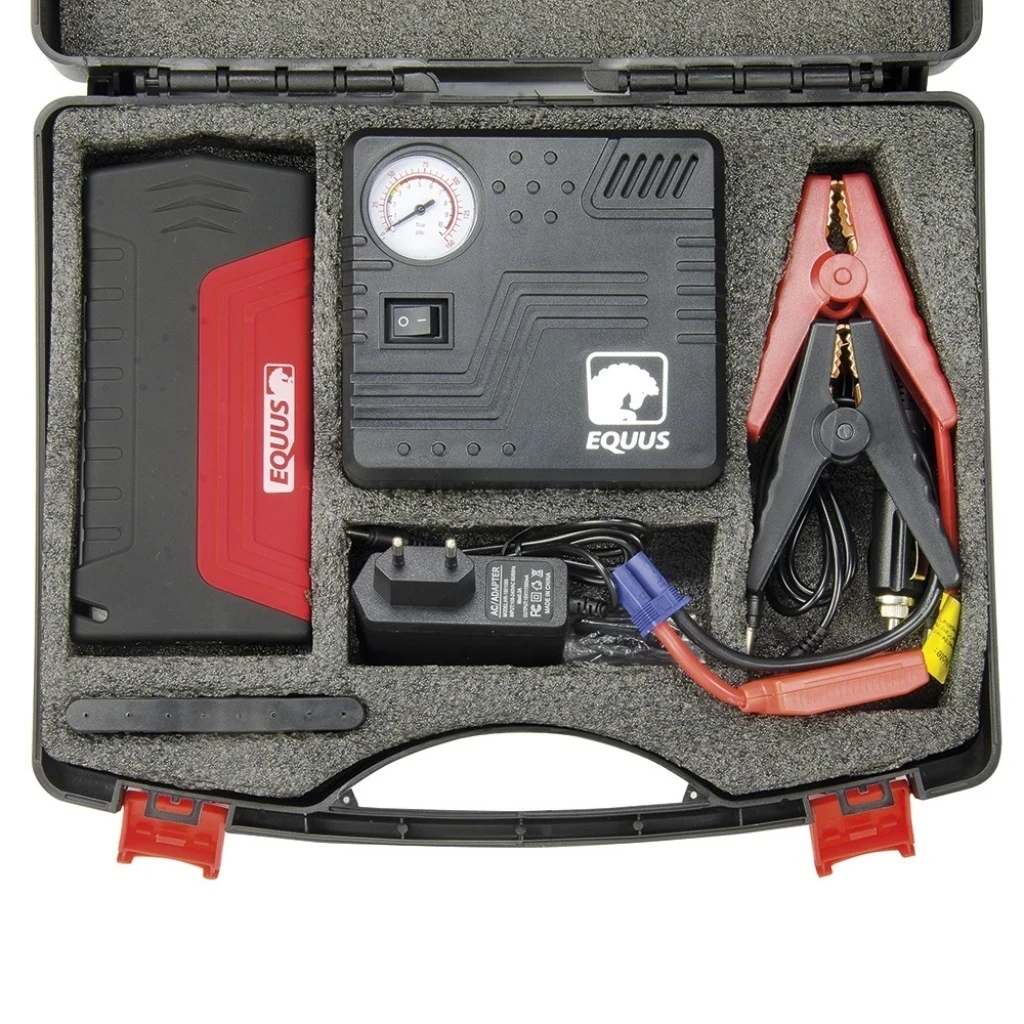 Arrancador de Autos y Cargador 12.000mAh con Inflador 𝙀𝙌𝙐𝙐𝙎 2