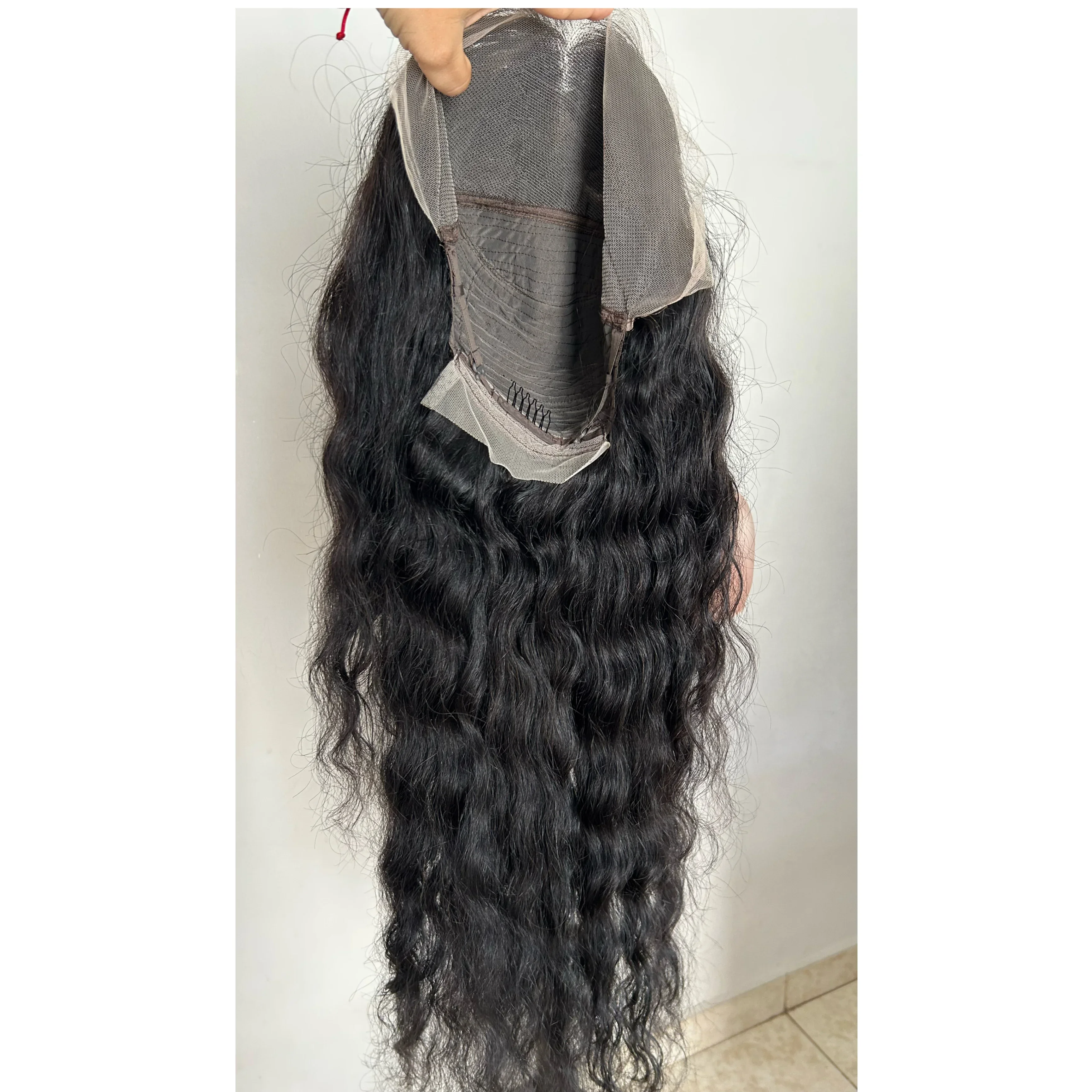 Peluca cabello humano brasileño 26”  4