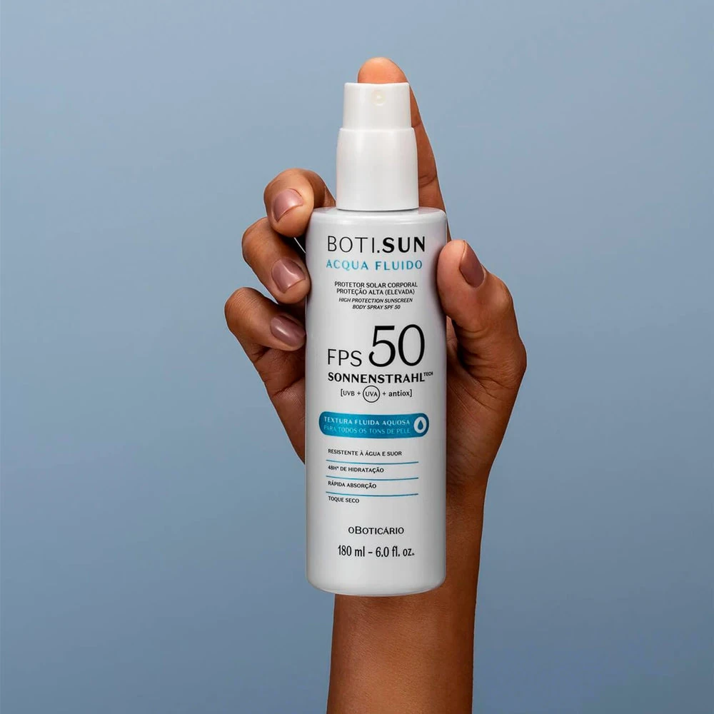 Protector solar corporal spray fps 50 180ml botisun acqua fluido 2
