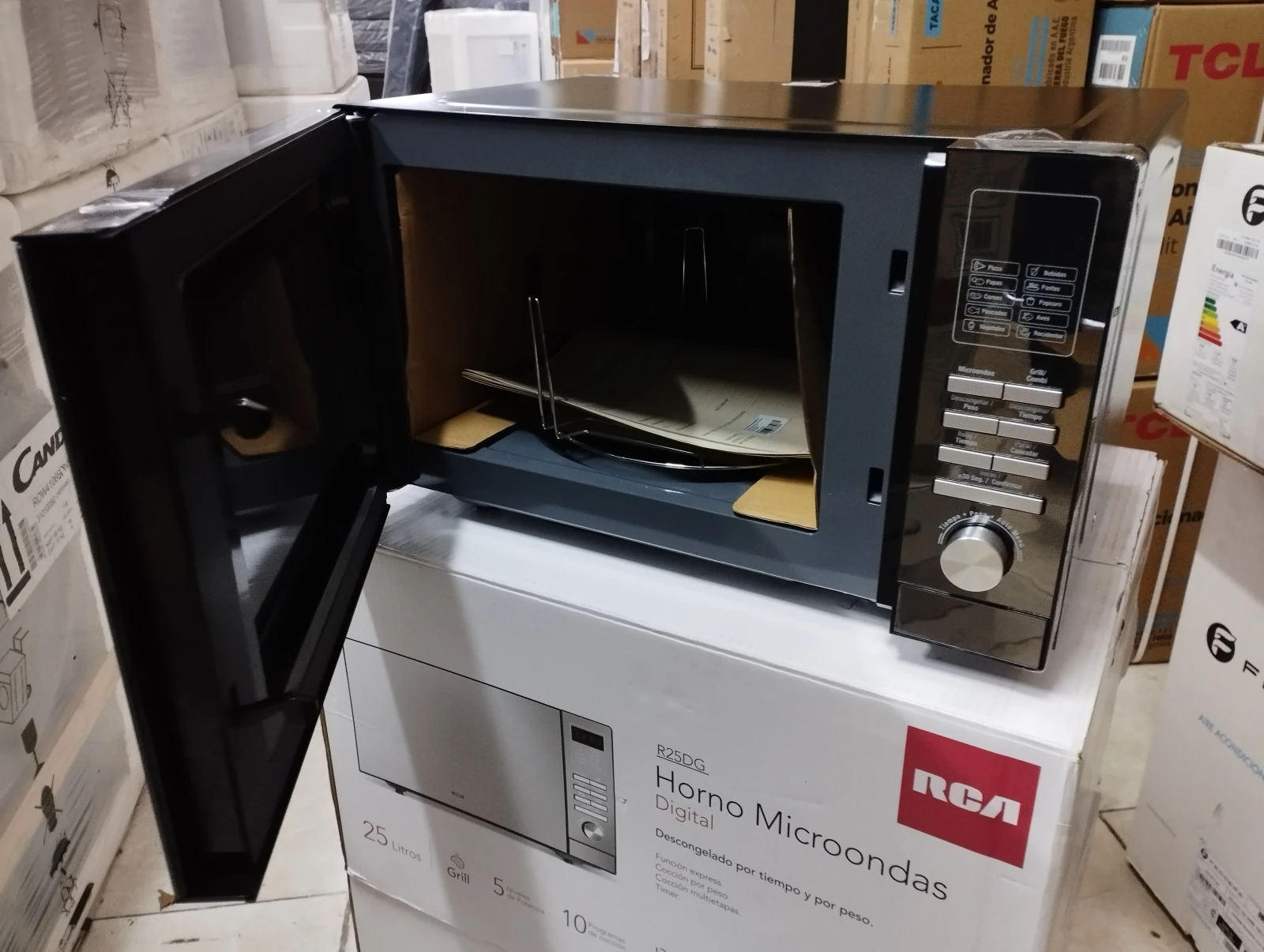 Microondas RCA Digital 25Lts. C/Grill R25DG 4