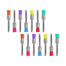 CEPILLO PROFILAXIS CORTO DE COLORES C/100 PZS