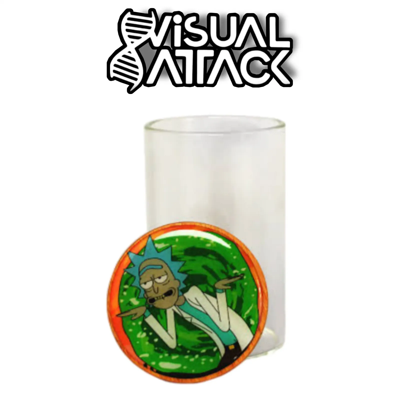 Contenedor Cristal Rick and Morty