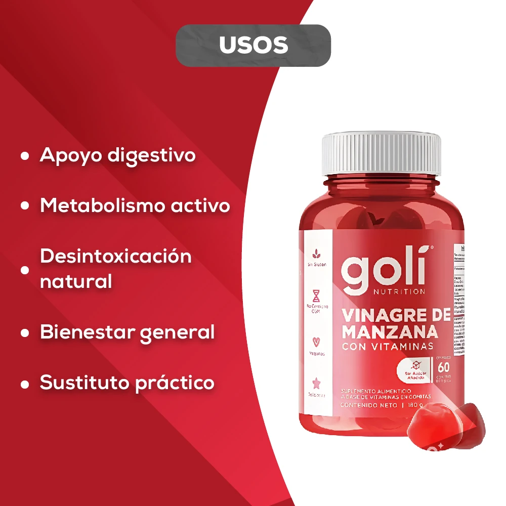 Gomas Goli nutrition Vinagre de Manzana  5