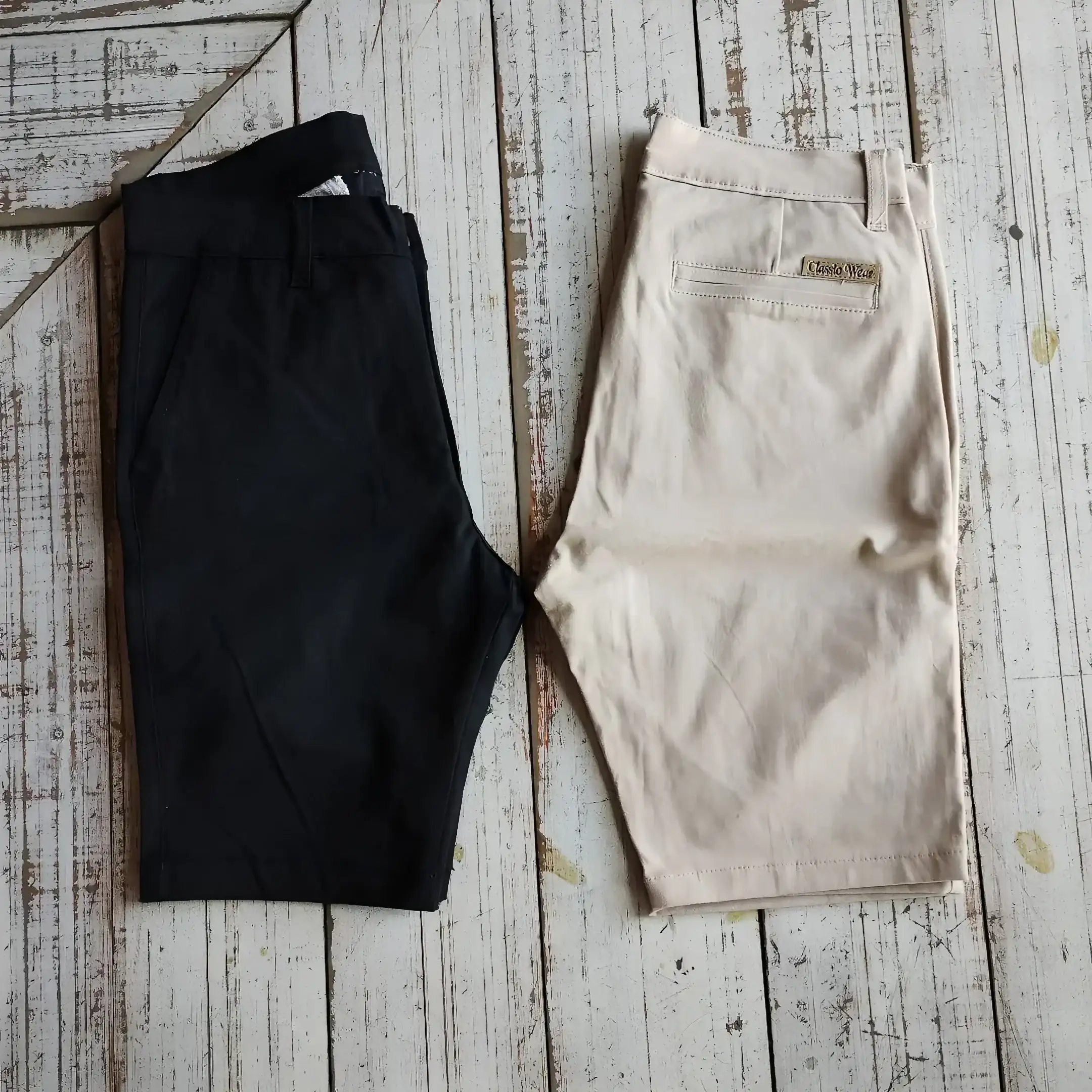 BERMUDAS CORTE CHINO PRELAVADAS