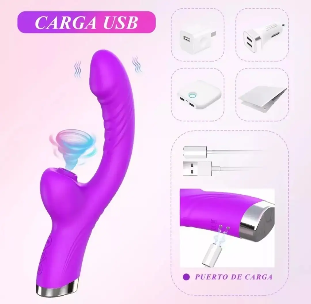 Vibrador doble estipulación succión 2