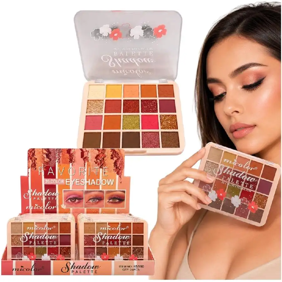 Paleta de sombras x20 tonos micolor 