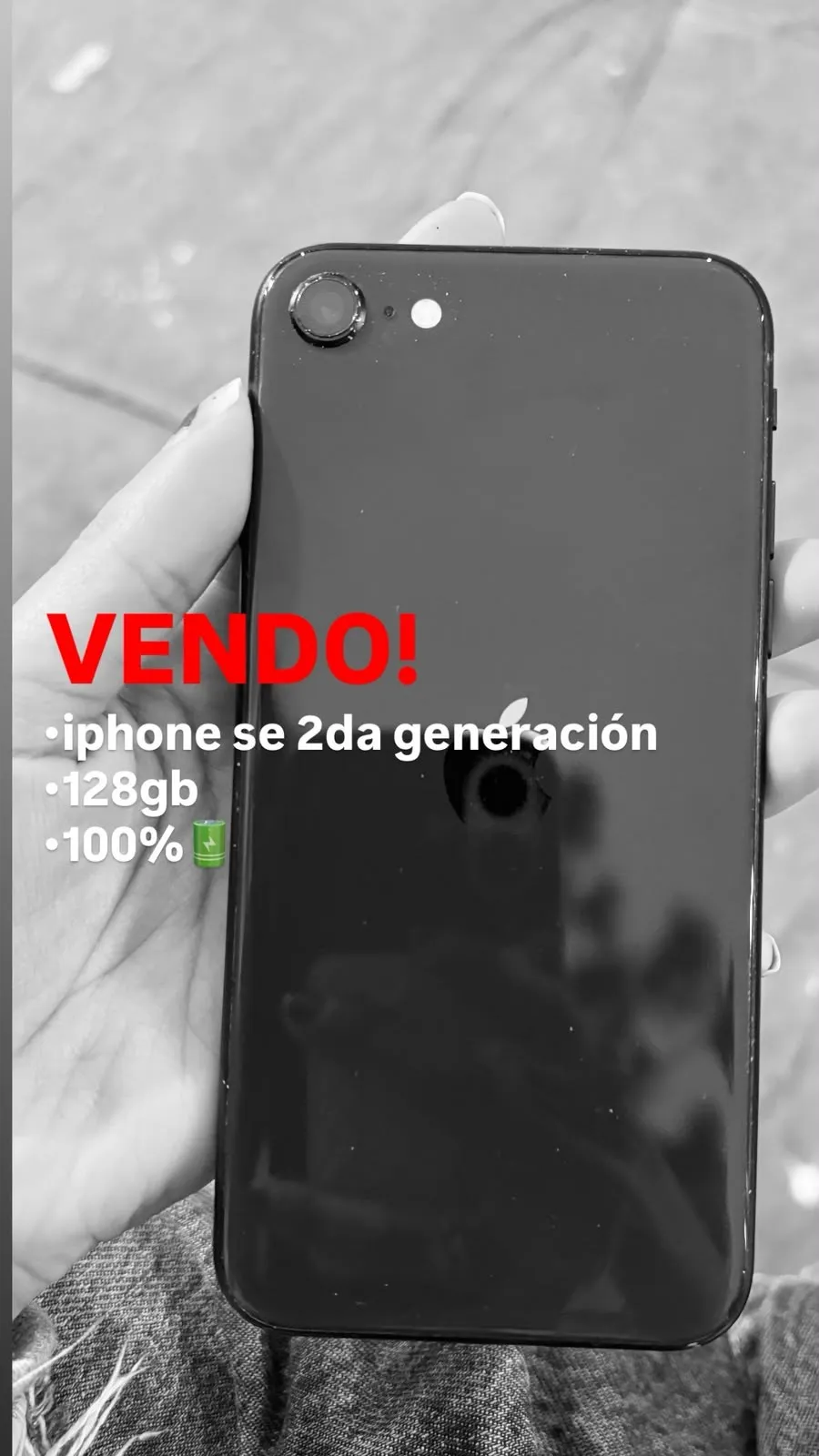 Iphone se 2da gen 128gb 100%