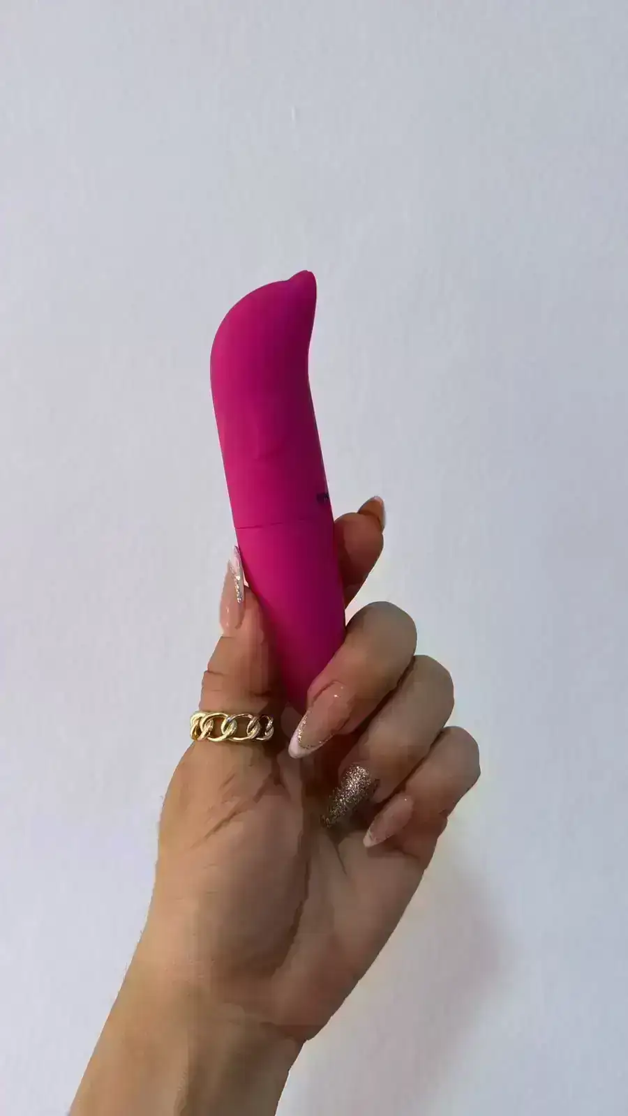 Vibrador Forma de Delfín Terciopelo 