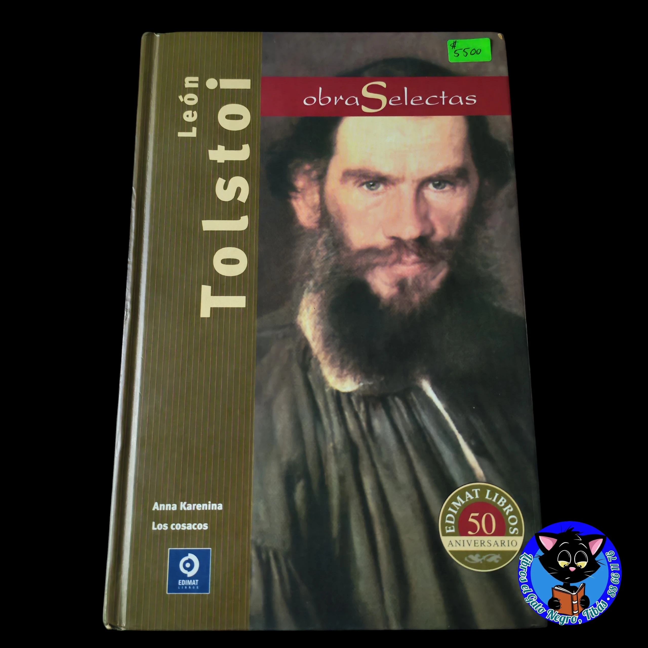 Obras selectas de León Tolstoi usado 