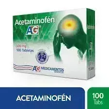 ACETAMINOFEN 500 MG X 100 TAB AG-LAFRANCOL