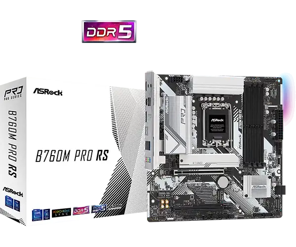 ASRock B760M Pro RS ddr5 Pcle 5 