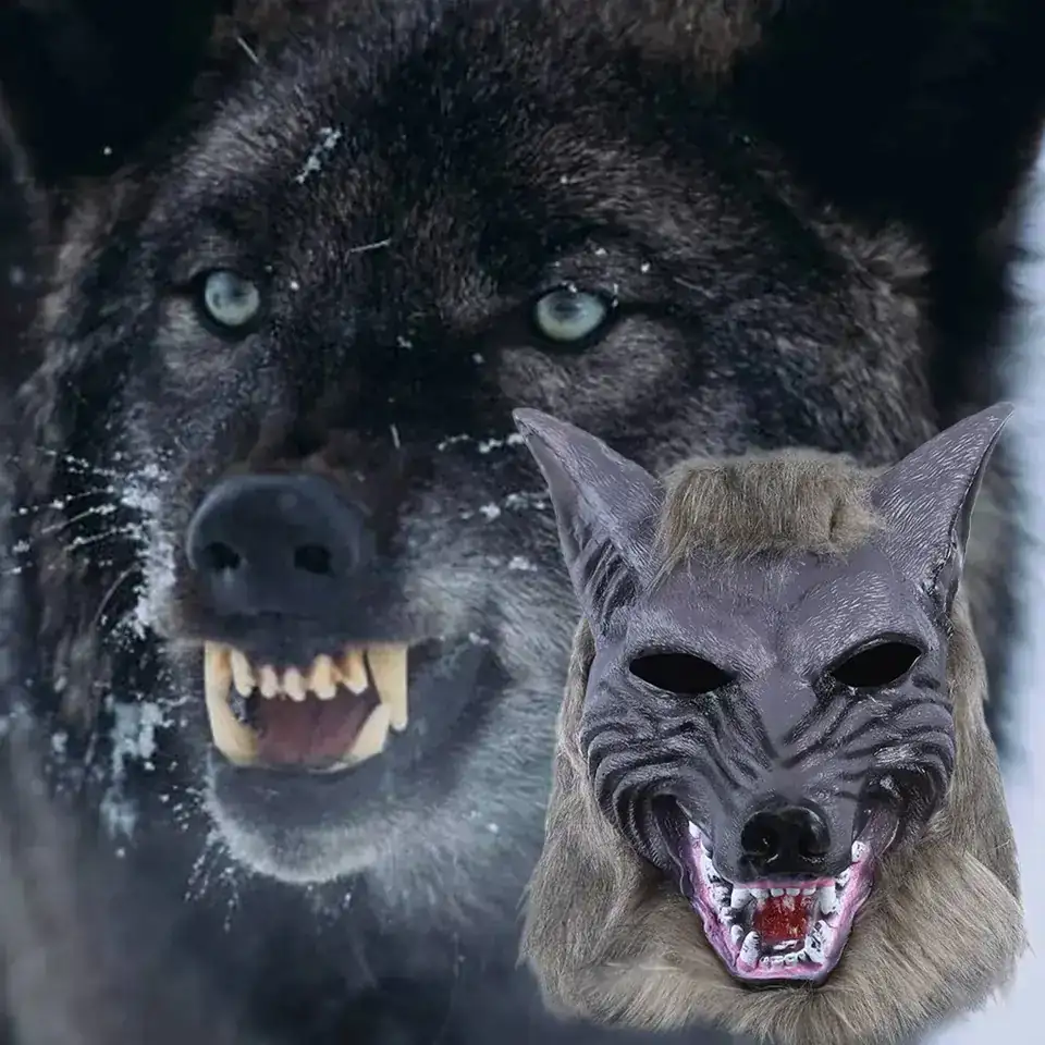 Mascara hombre lobo