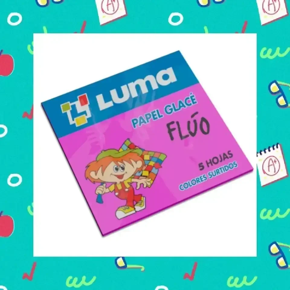 Papel Glace Fluo