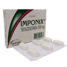 IMPONIX 500 MG CKA X 6 TAB NITAZOXANIDA IMPOFAR